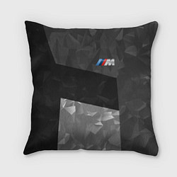 Подушка квадратная BMW: Black Design, цвет: 3D-принт