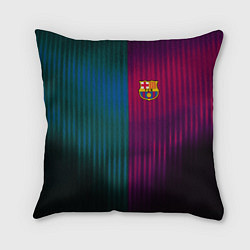 Подушка квадратная Barcelona FC: Abstract 2018, цвет: 3D-принт