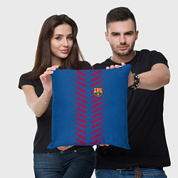 Подушка квадратная FC Barcelona: Creative, цвет: 3D-принт — фото 2