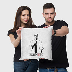 Подушка квадратная Mr Eminem, цвет: 3D-принт — фото 2