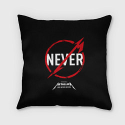 Подушка квадратная Metallica: Like Never Before, цвет: 3D-принт
