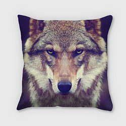 Подушка квадратная Angry Wolf