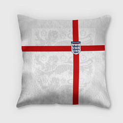 Подушка квадратная Сборная Англии, цвет: 3D-принт