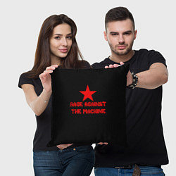 Подушка квадратная Rage Against the Machine - red star, цвет: 3D-принт — фото 2