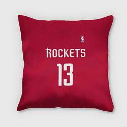 Подушка квадратная Rockets: Houston 13, цвет: 3D-принт