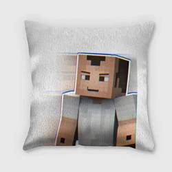 Подушка квадратная Minecraft: White Creeper, цвет: 3D-принт