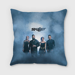 Подушка квадратная Skillet: Smoke, цвет: 3D-принт