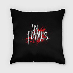 Подушка квадратная In Flames, цвет: 3D-принт