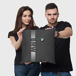 Подушка квадратная BMW SPORT, цвет: 3D-принт — фото 2