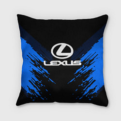Подушка квадратная Lexus: Blue Anger, цвет: 3D-принт