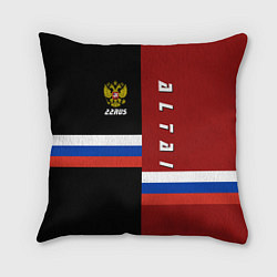 Подушка квадратная Altai, Russia, цвет: 3D-принт