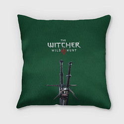Подушка квадратная The Witcher: Wild Hunt, цвет: 3D-принт