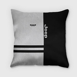 Подушка квадратная Jeep, цвет: 3D-принт