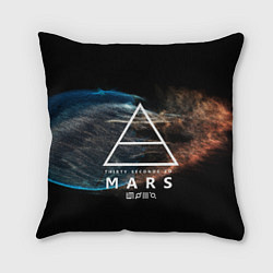 Подушка квадратная 30 Seconds to Mars, цвет: 3D-принт
