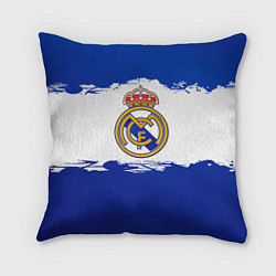 Подушка квадратная Real Madrid FC, цвет: 3D-принт