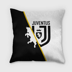Подушка квадратная FC Juventus: Football Point, цвет: 3D-принт
