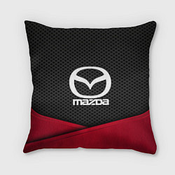 Подушка квадратная Mazda: Grey Carbon, цвет: 3D-принт