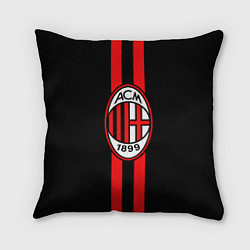 Подушка квадратная AC Milan 1899, цвет: 3D-принт