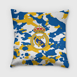 Подушка квадратная Real Madrid: Camo, цвет: 3D-принт