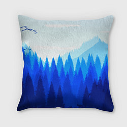 Подушка квадратная Firewatch: Cold Wood