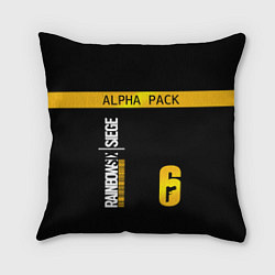 Подушка квадратная Rainbow Six Siege: Alpha Pack, цвет: 3D-принт