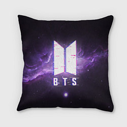 Подушка квадратная BTS: Violet Space, цвет: 3D-принт