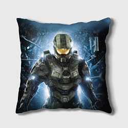 Подушка квадратная Halo: Soldier Rage цвета 3D-принт — фото 1