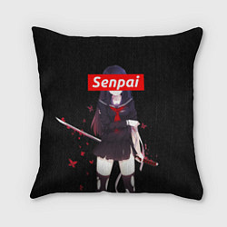 Подушка квадратная Senpai Assassin, цвет: 3D-принт