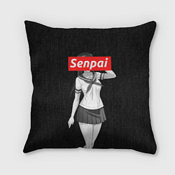 Подушка квадратная Senpai: School Girl