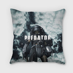 Подушка квадратная Winter Predator, цвет: 3D-принт