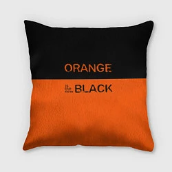 Подушка квадратная Orange Is the New Black, цвет: 3D-принт