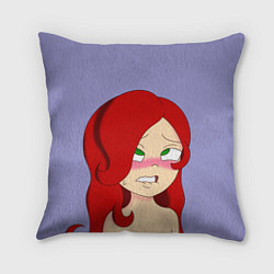 Подушка квадратная Ahegao Redhead, цвет: 3D-принт