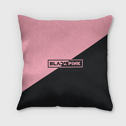 Подушка квадратная Black Pink, цвет: 3D-принт