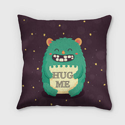 Подушка квадратная Monster: Hug me