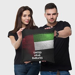 Подушка квадратная United Arab Emirates Style, цвет: 3D-принт — фото 2