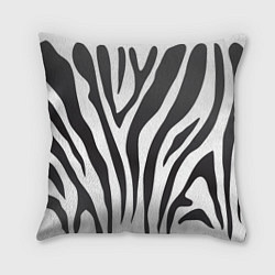 Подушка квадратная Африканская зебра, цвет: 3D-принт