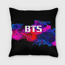 Подушка квадратная BTS: Colors Explode, цвет: 3D-принт