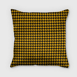 Подушка квадратная Off-White: Yellow Fashion, цвет: 3D-принт