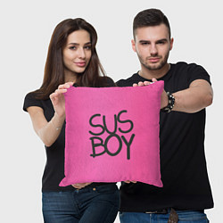 Подушка квадратная Susboy, цвет: 3D-принт — фото 2