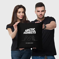 Подушка квадратная Arctic Monkeys: Do i wanna know?, цвет: 3D-принт — фото 2