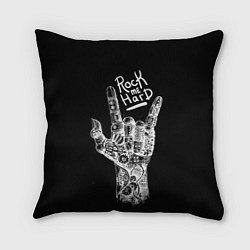 Подушка квадратная Rock me hard