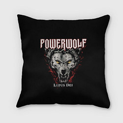 Подушка квадратная Powerwolf: Lupus Dei, цвет: 3D-принт