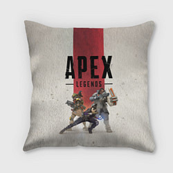 Подушка квадратная Apex Legends, цвет: 3D-принт