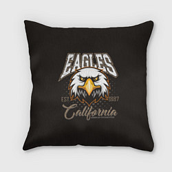 Подушка квадратная Eagles California, цвет: 3D-принт
