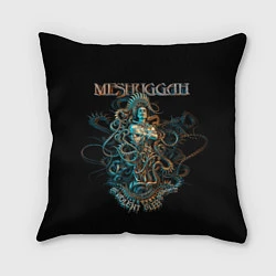 Подушка квадратная Meshuggah: Violent Sleep, цвет: 3D-принт