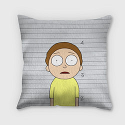 Подушка квадратная Morty is in Prison, цвет: 3D-принт