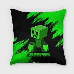 Подушка квадратная MINECRAFT CREEPER, цвет: 3D-принт