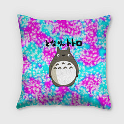Подушка квадратная Totoro, цвет: 3D-принт