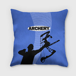 Подушка квадратная Archery, цвет: 3D-принт