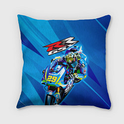 Подушка квадратная Suzuki MotoGP